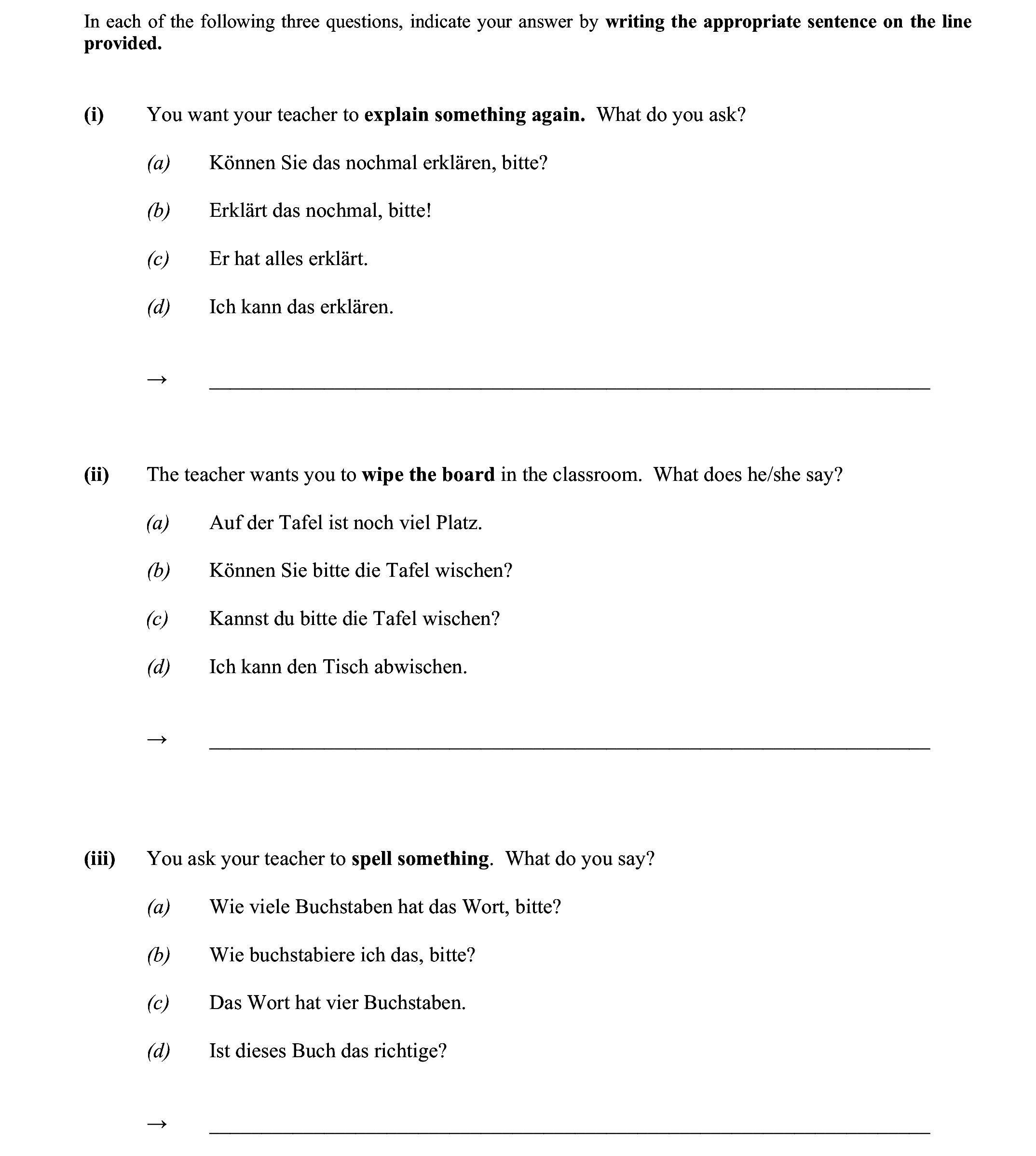 You-want-your-teacher-to-explain-something-again-Junior Cycle German-Question i-2009.png
