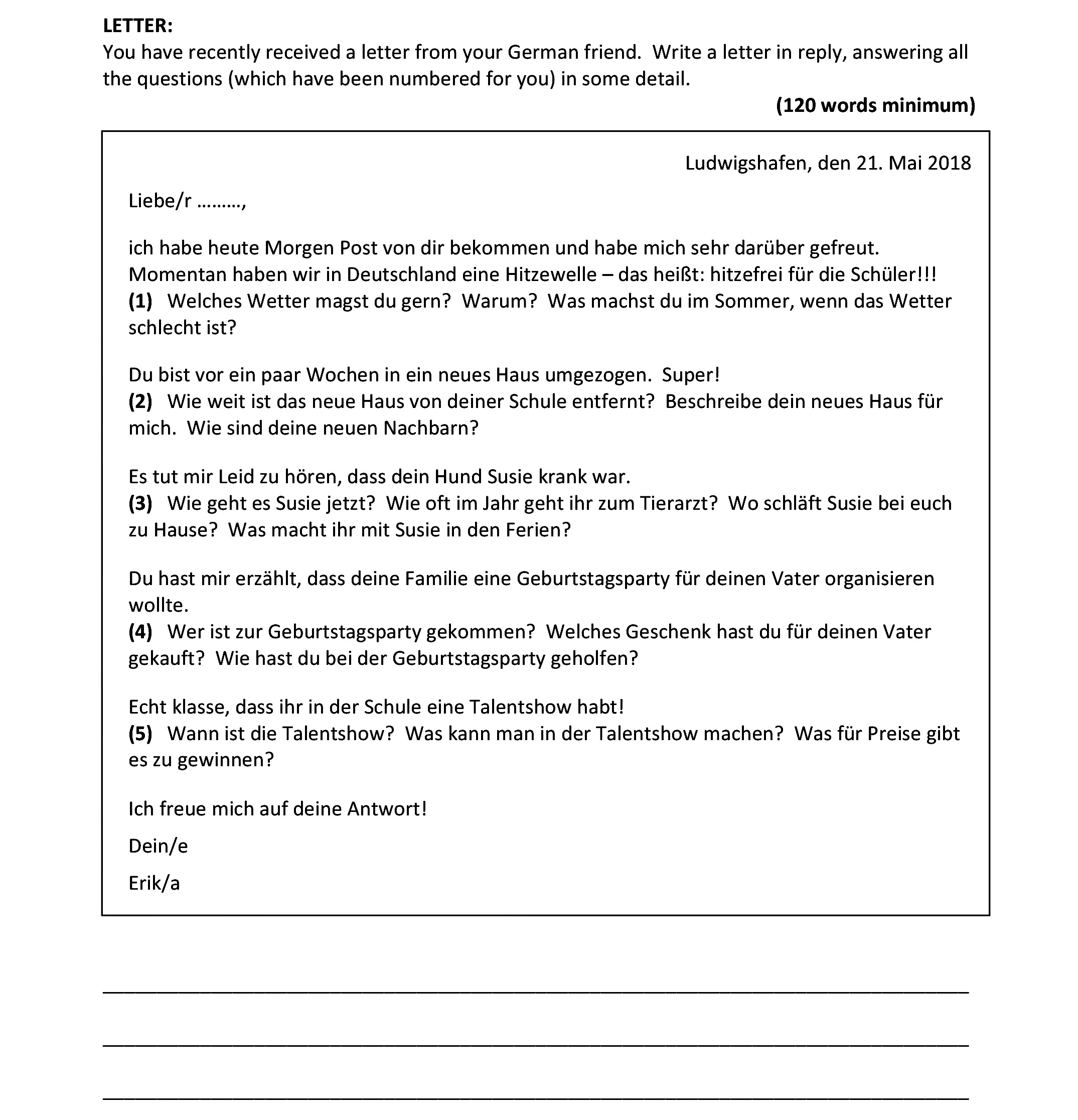 You-have-recently-received-a-letter-from-your-German-friend-Junior Cycle German-Question 1-2018.png