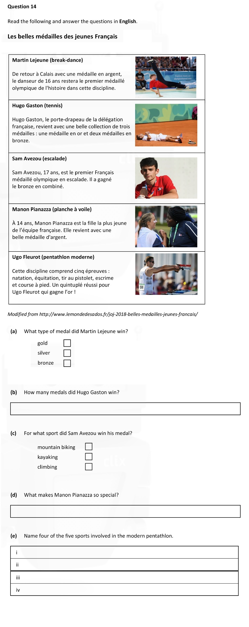Read-the-following-and-answer-the-questions-in-English-Junior Cycle French-Question 14-2020.png
