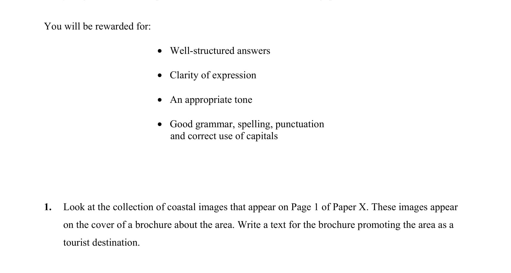 Look-at-the-collection-of-coastal-images-that-appear-on-Page-1-of-Paper-X-Junior Cycle English-Question 1-2005.png