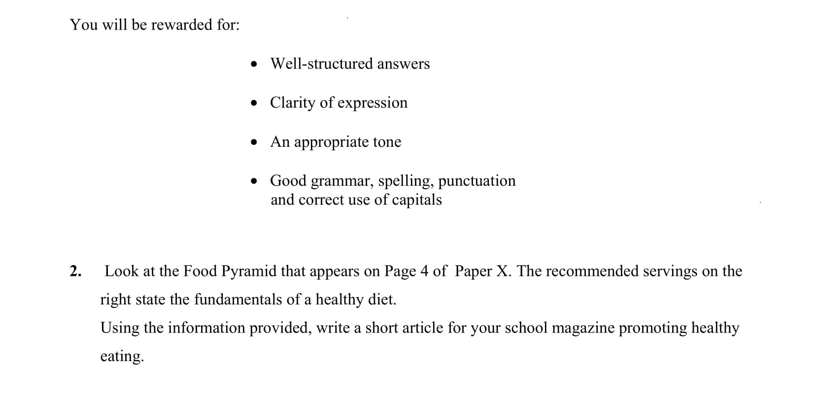 Look-at-the-Food-Pyramid-that-appears-on-Page-4-of-Paper-X-Junior Cycle English-Question 2-2005.png