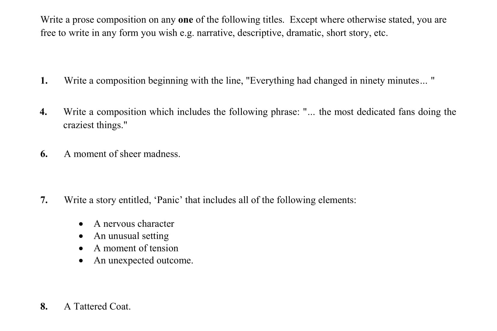 Write-a-composition-beginning-with-the-line,-"Everything-had-changed-in-ninety-minutes..."-Junior Cycle English-Question 1-2014.png