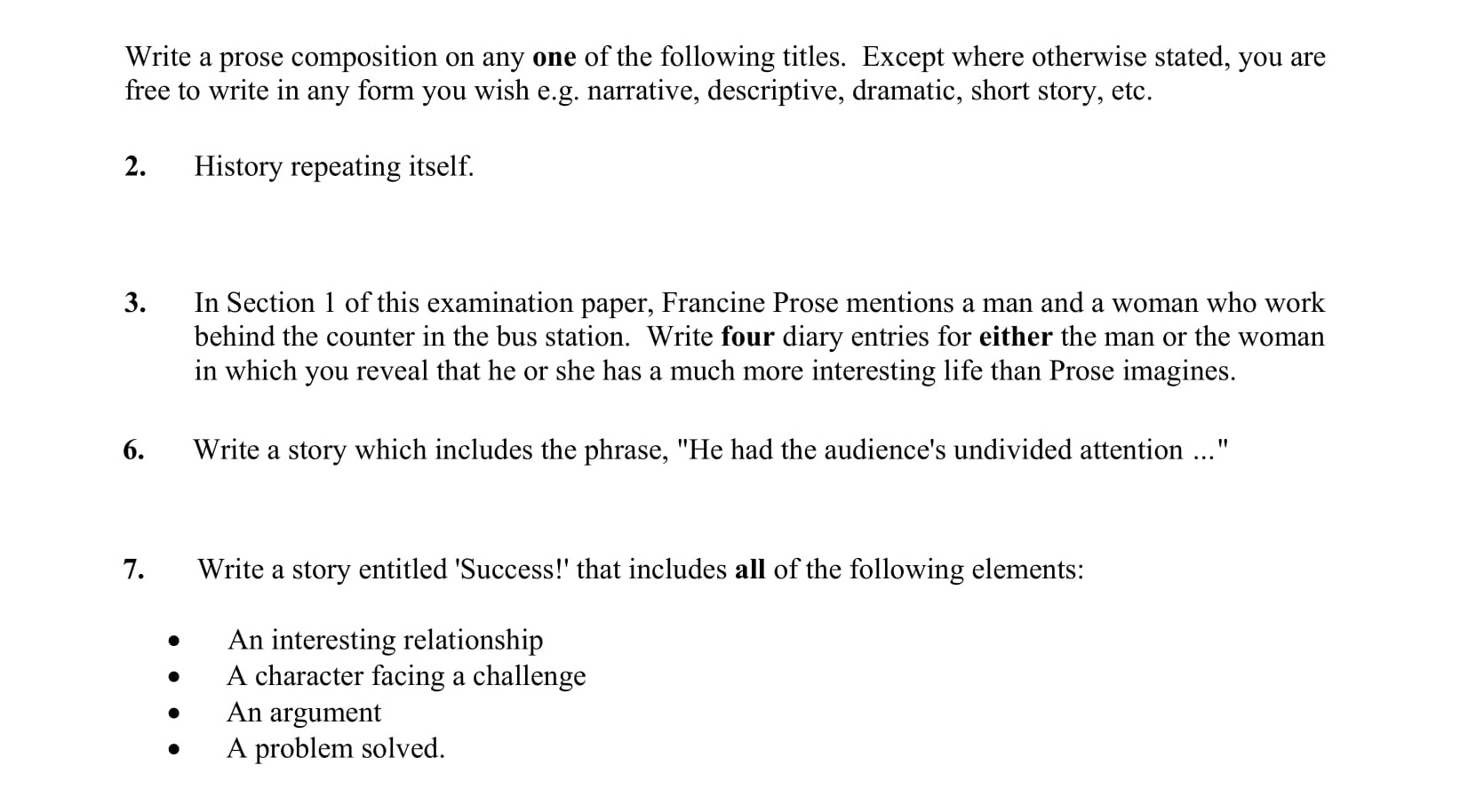 Write-a-prose-composition-on-any-one-of-the-following-titles-Junior Cycle English-Question 2-2013.png