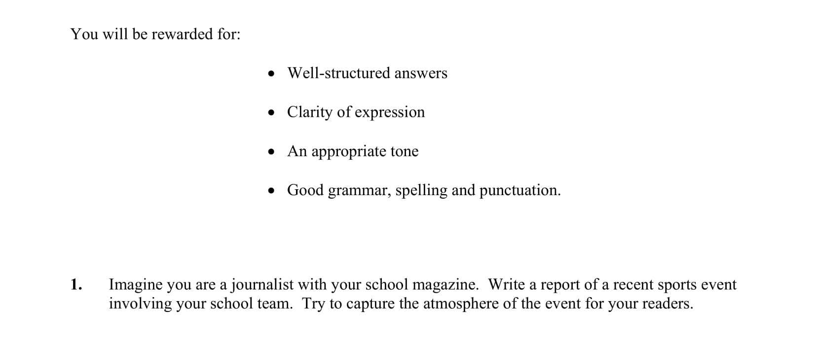Imagine-you-are-a-journalist-with-your-school-magazine-Junior Cycle English-Question 1-2010.png