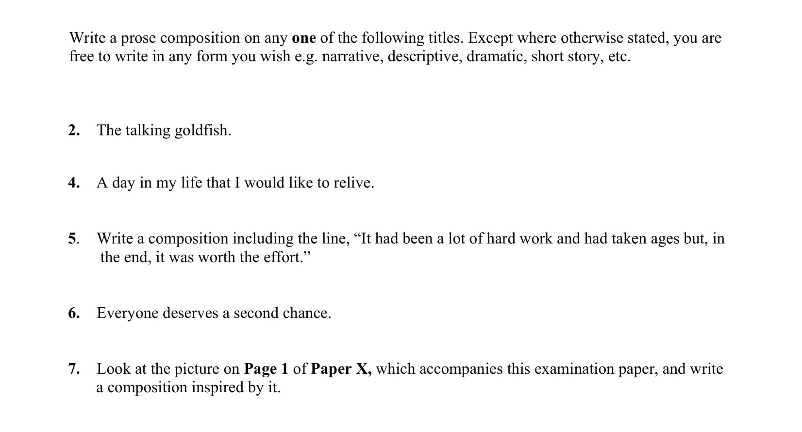 Write-a-prose-composition-on-any-one-of-the-following-titles-Junior Cycle English-Question 2-2006.png