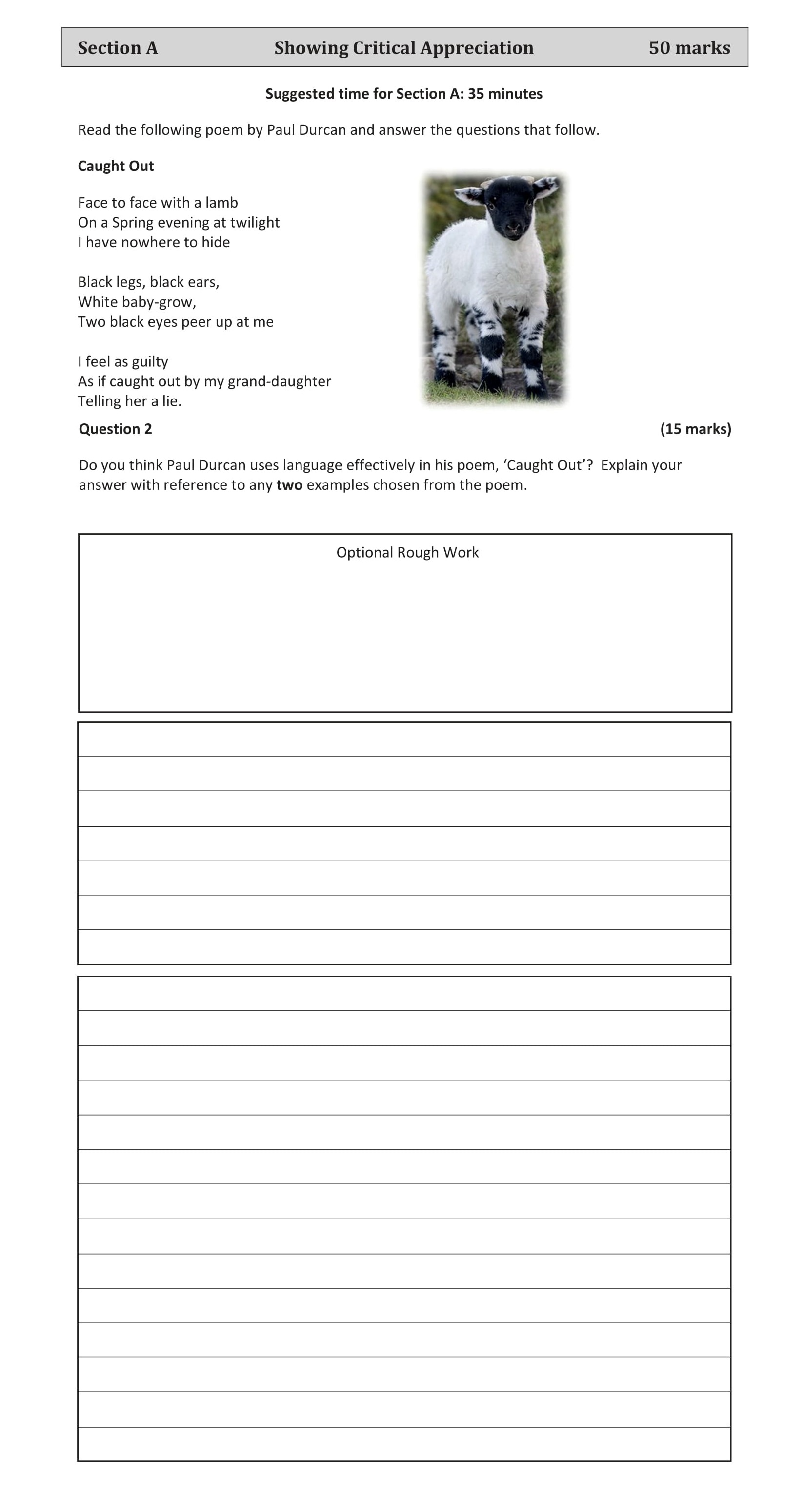 Do-you-think-Paul-Durcan-uses-language-effectively-in-his-poem,-'Caught-Out'?-Explain-your-answer-with-reference-to-any-two-examples-chosen-from-the-poem.-Junior Cycle English-Question 2-2019.png