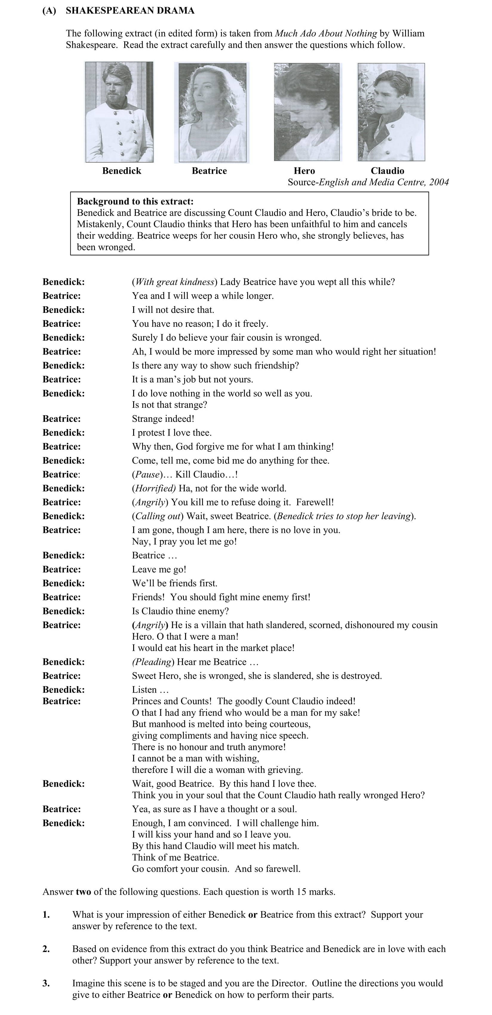 What-is-your-impression-of-either-Benedick-or-Beatrice-from-this-extract?-Support-your-answer-by-reference-to-the-text-Junior Cycle English-Question 1-2005.png