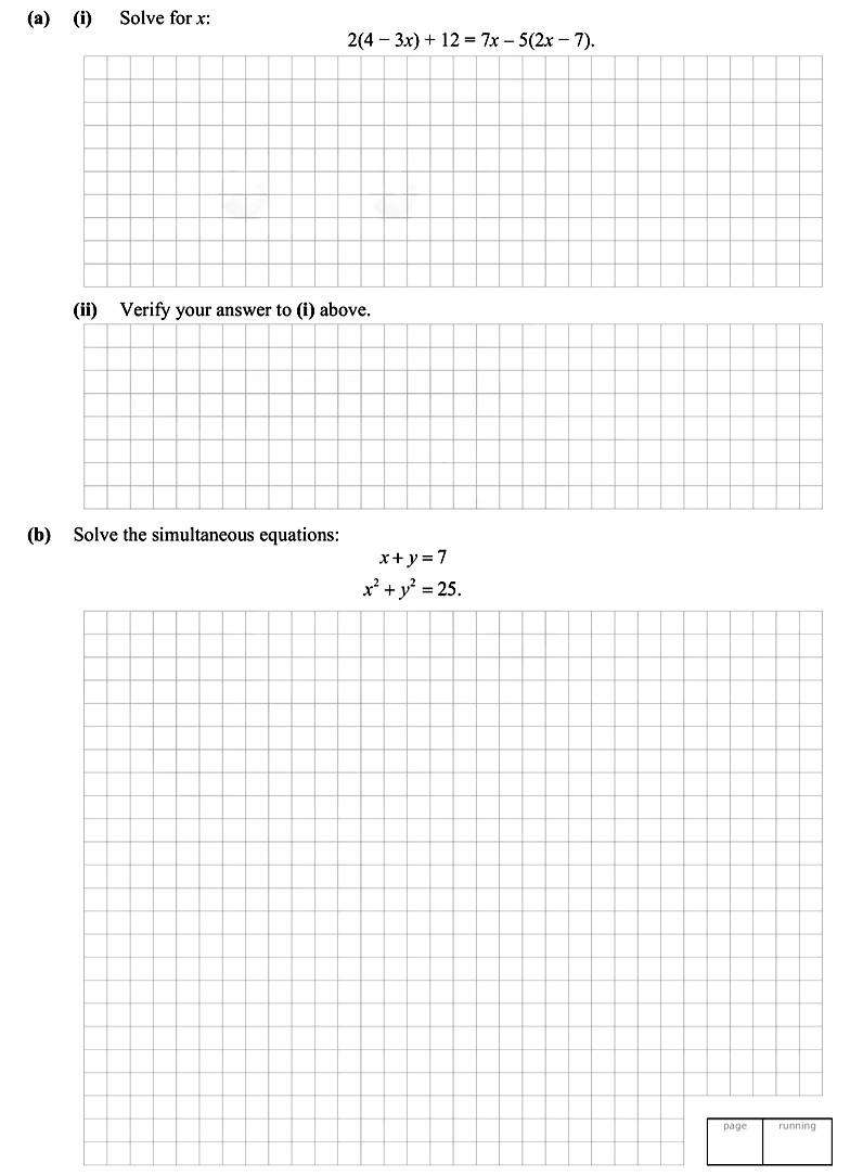 Solve-for-x:--2(4−3x)-+-12-=-7x-−-5(2x-−-7)-Leaving Cert Mathematics-Question a-2014.png