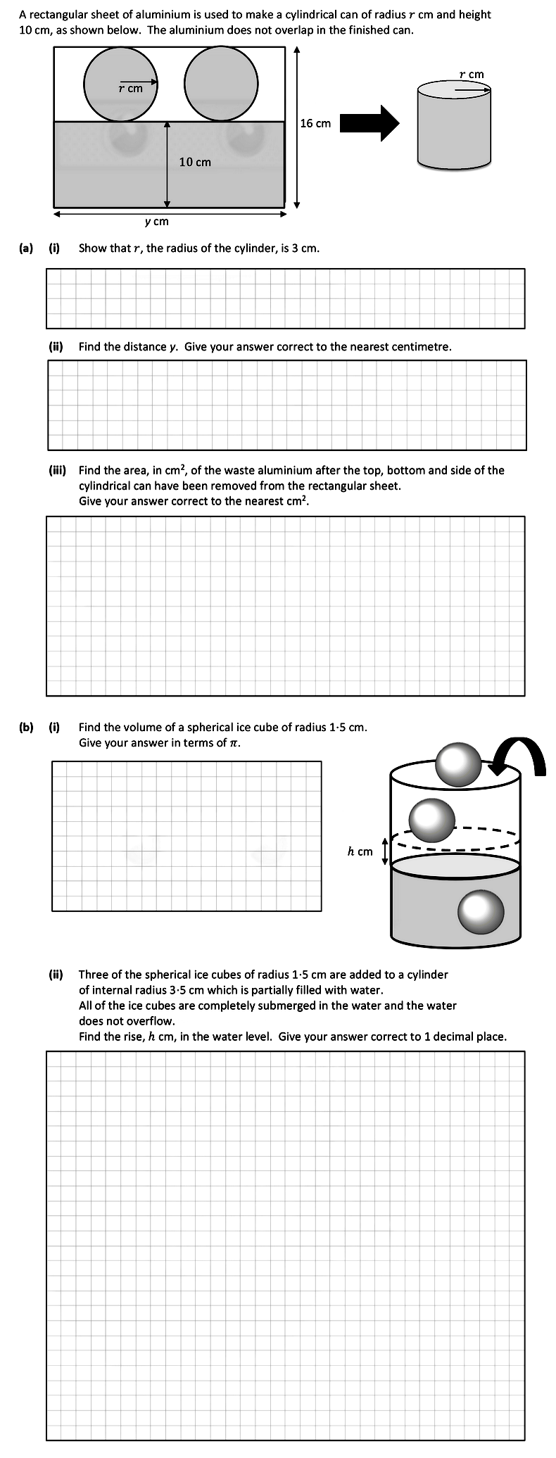 A-rectangular-sheet-of-aluminium-is-used-to-make-a-cylindrical-can-of-radius-r-cm-and-height-10-cm,-as-shown-below-Leaving Cert Mathematics-Question 9-2020.png