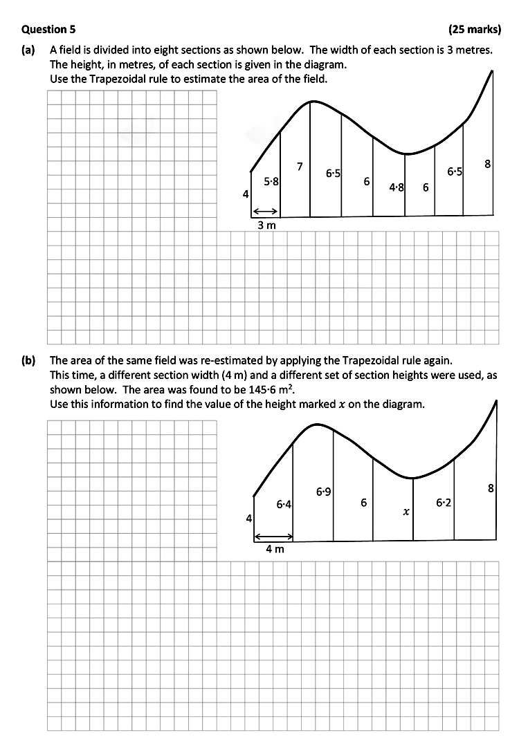 A-field-is-divided-into-eight-sections-as-shown-below-Leaving Cert Mathematics-Question 5-2017.png