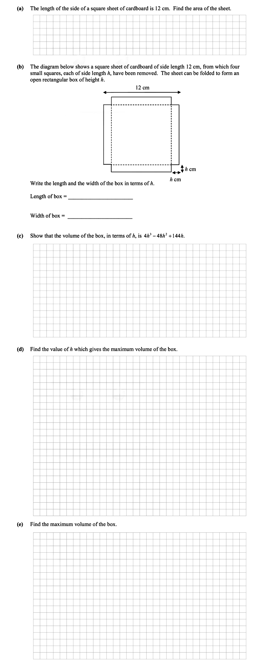 The-length-of-the-side-of-a-square-sheet-of-cardboard-is-12-cm-Leaving Cert Mathematics-Question b-2014.png