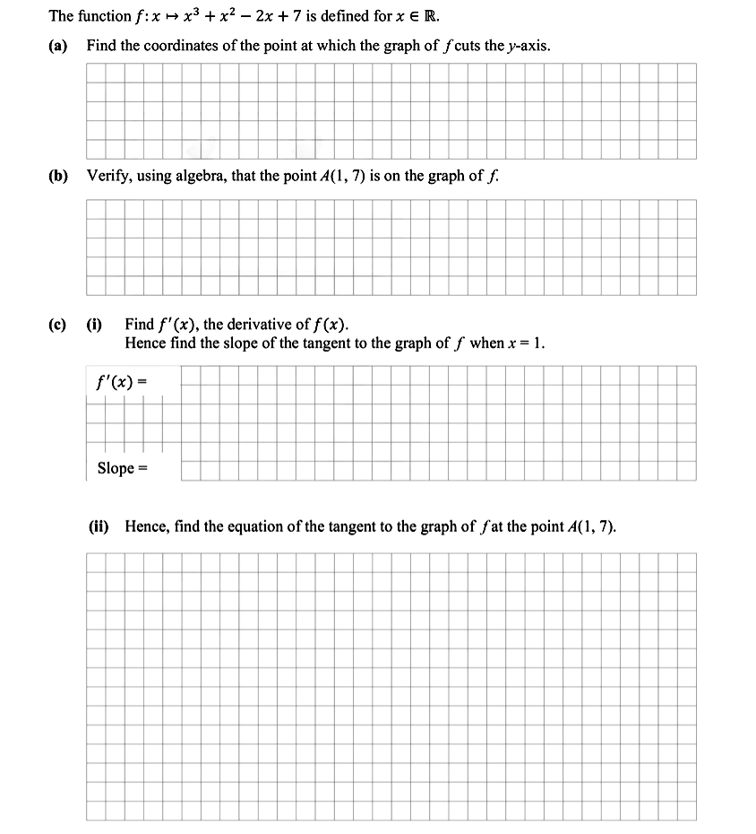 The-function-$f-:-x--ightarrow-x^3-+-x^2---2x-+-7$-is-defined-for-$x-\\in-\\mathbb{R}$-Leaving Cert Mathematics-Question 4-2016.png