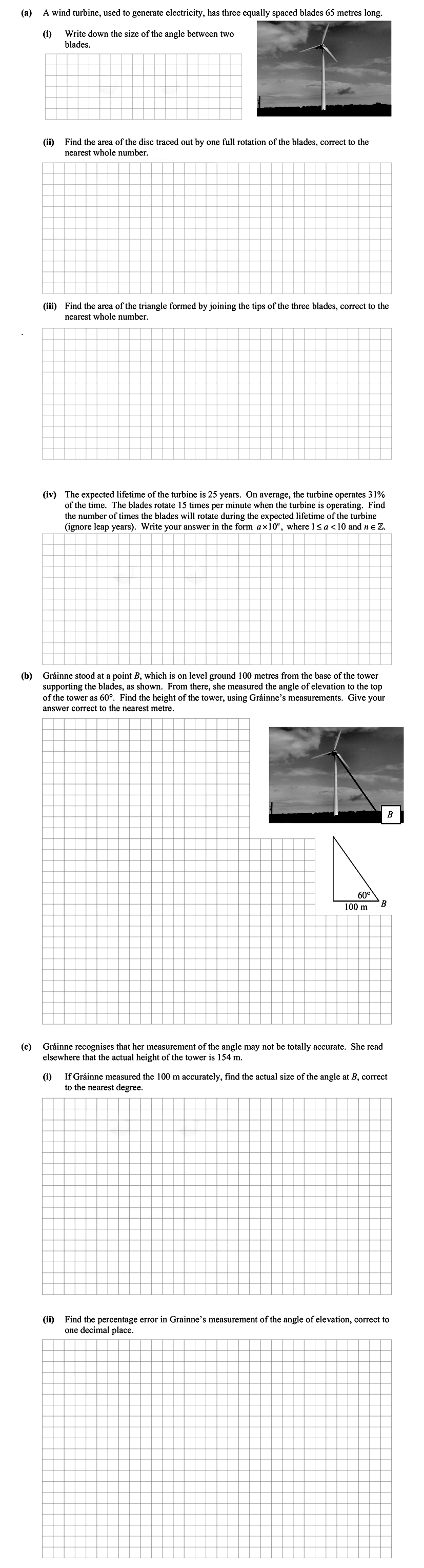 A-wind-turbine,-used-to-generate-electricity,-has-three-equally-spaced-blades-65-metres-long-Leaving Cert Mathematics-Question a-2014.png