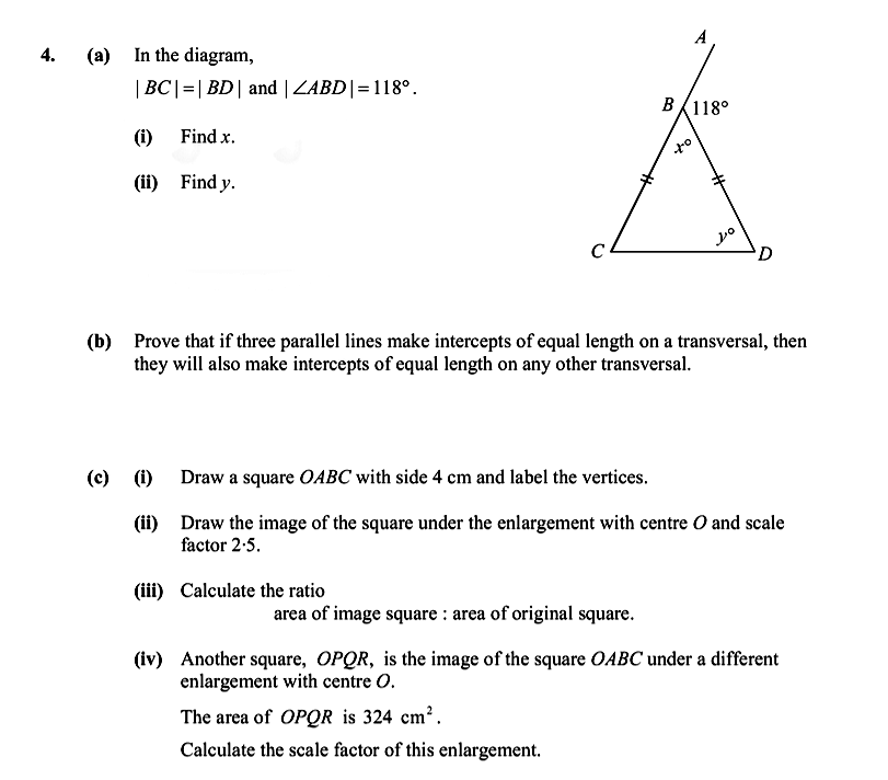 In-the-diagram,--|BC|-=-|BD|-and-|∠ABD|-=-118°-Leaving Cert Mathematics-Question 4-2010.png