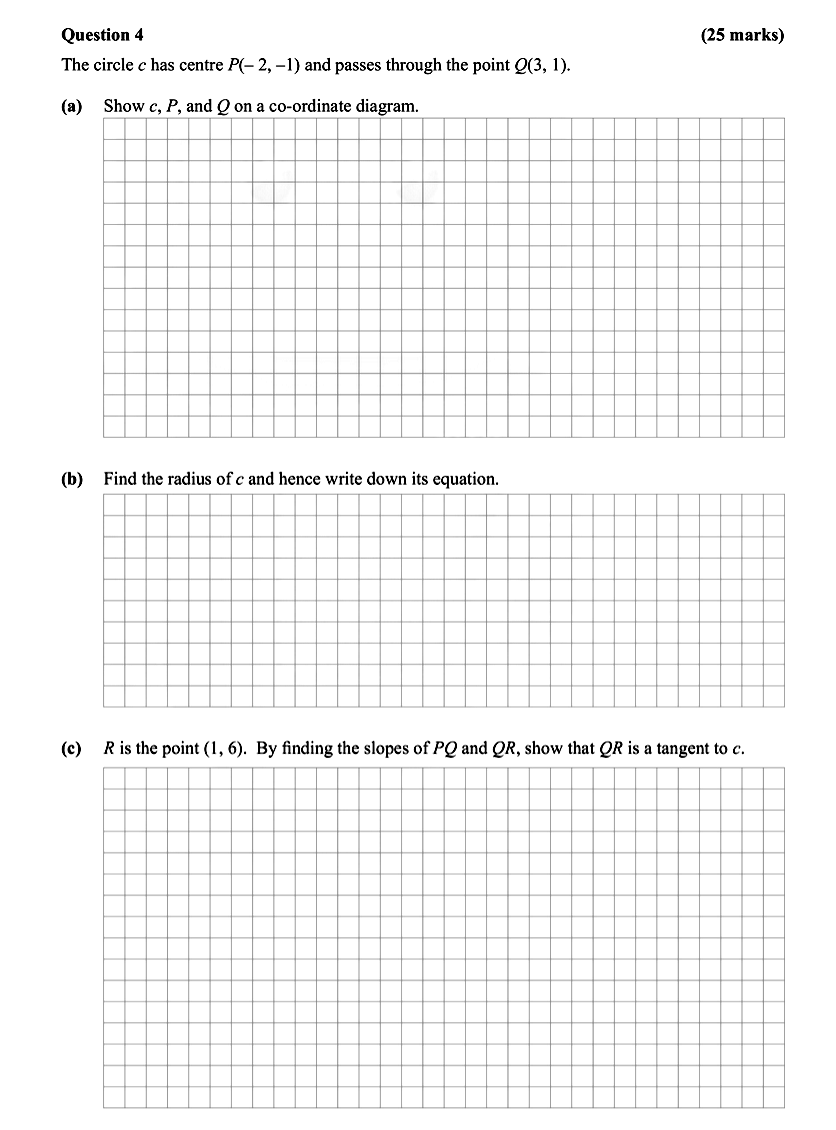 The-circle-c-has-centre-P(−2,-−1)-and-passes-through-the-point-Q(3,-1)-Leaving Cert Mathematics-Question 4-2014.png
