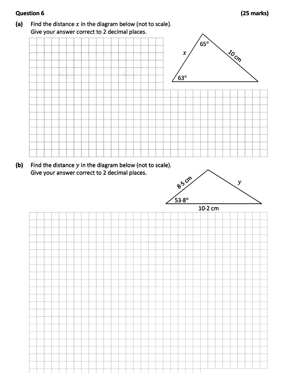 Find-the-distance-x-in-the-diagram-below-(not-to-scale)-Leaving Cert Mathematics-Question 6-2017.png