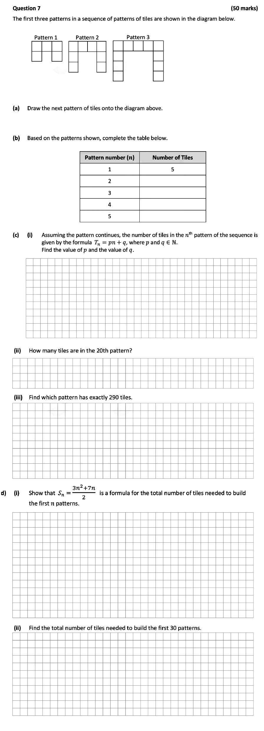 The-first-three-patterns-in-a-sequence-of-patterns-of-tiles-are-shown-in-the-diagram-below-Leaving Cert Mathematics-Question 7-2017.png