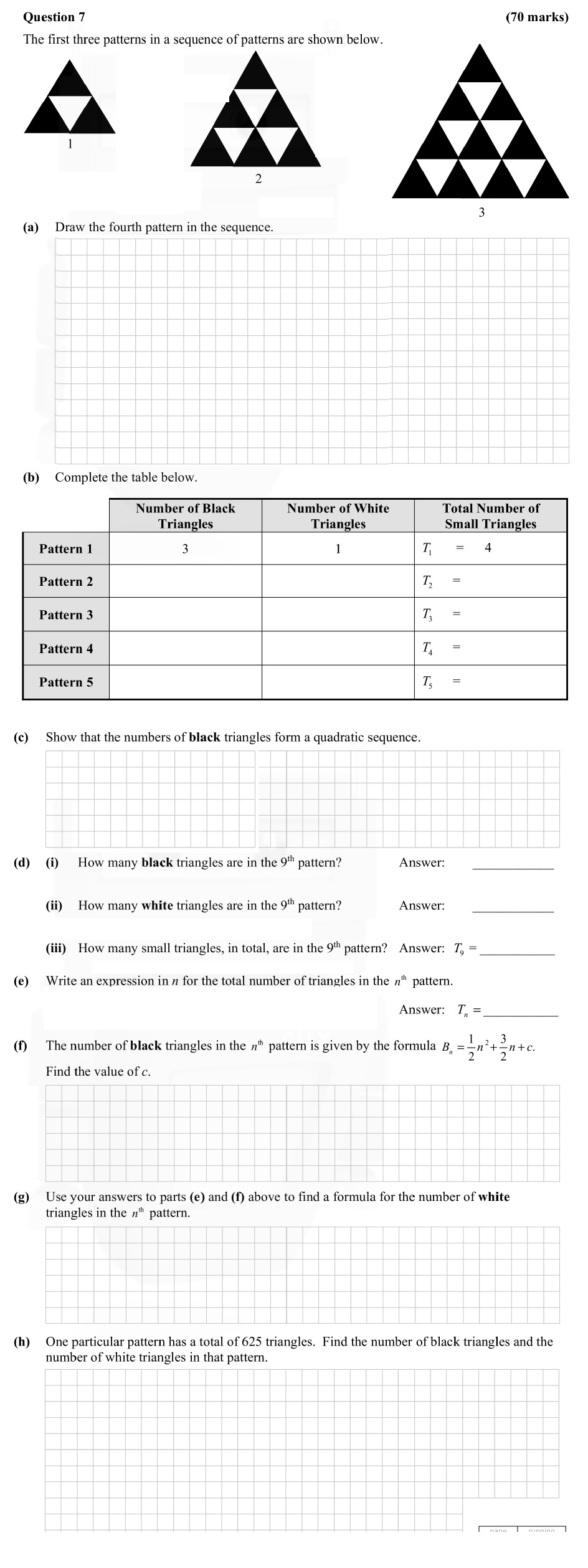 The-first-three-patterns-in-a-sequence-of-patterns-are-shown-below-Leaving Cert Mathematics-Question 7-2015.png