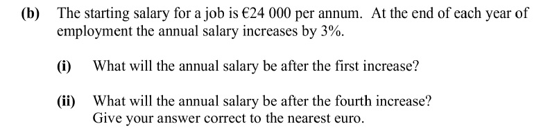 The-starting-salary-for-a-job-is-€24-000-per-annum-Leaving Cert Mathematics-Question b-2010.png