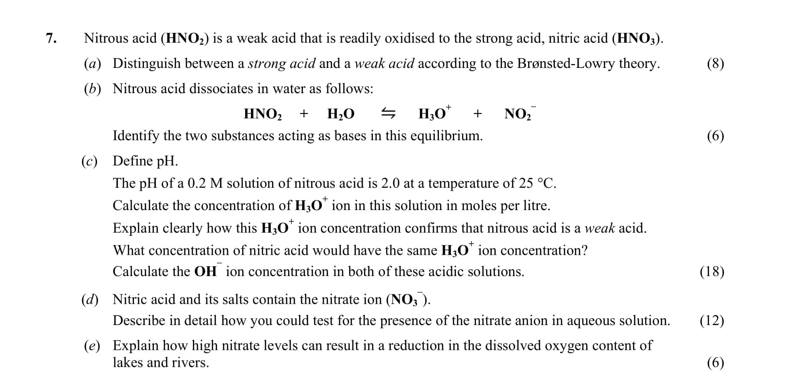 Nitrous-acid-(HNO₂)-is-a-weak-acid-that-is-readily-oxidised-to-the-strong-acid,-nitric-acid-(HNO₃)-Leaving Cert Chemistry-Question 7-2014.png