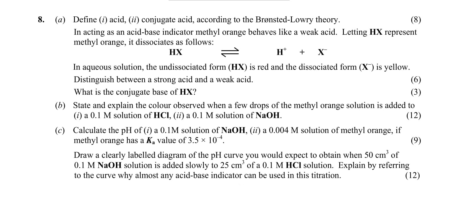 Define-(i)-acid,-(ii)-conjugate-acid,-according-to-the-Brønsted-Lowry-theory-Leaving Cert Chemistry-Question 8-2010.png