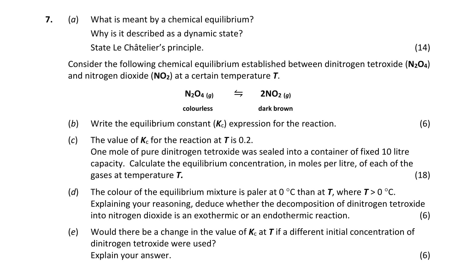 What-is-meant-by-a-chemical-equilibrium?-Why-is-it-described-as-a-dynamic-state?-State-Le-Chatelier’s-principle-Leaving Cert Chemistry-Question 7-2017.png