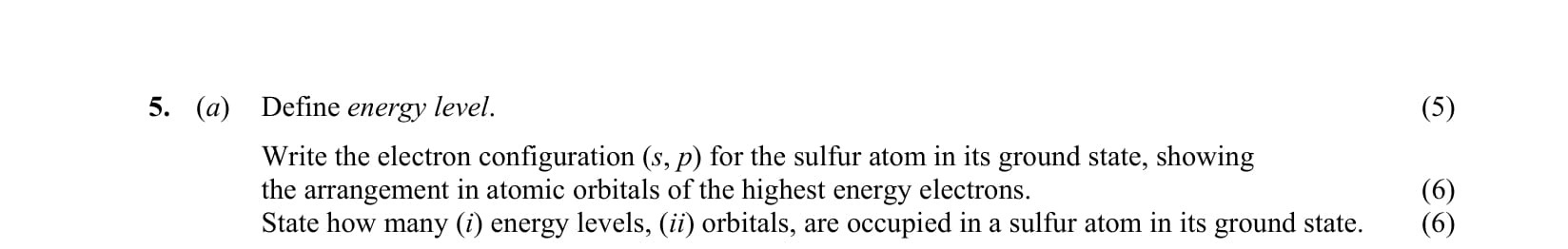 Define-energy-level-Leaving Cert Chemistry-Question 5-2007.png