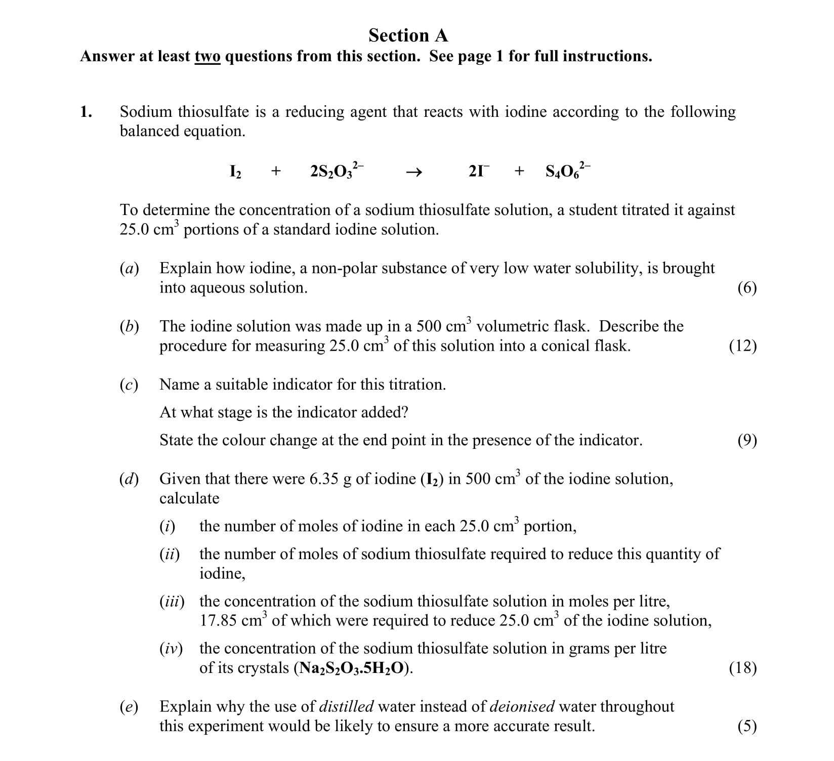 Sodium-thiosulfate-is-a-reducing-agent-that-reacts-with-iodine-according-to-the-following-balanced-equation-Leaving Cert Chemistry-Question 1-2015.png