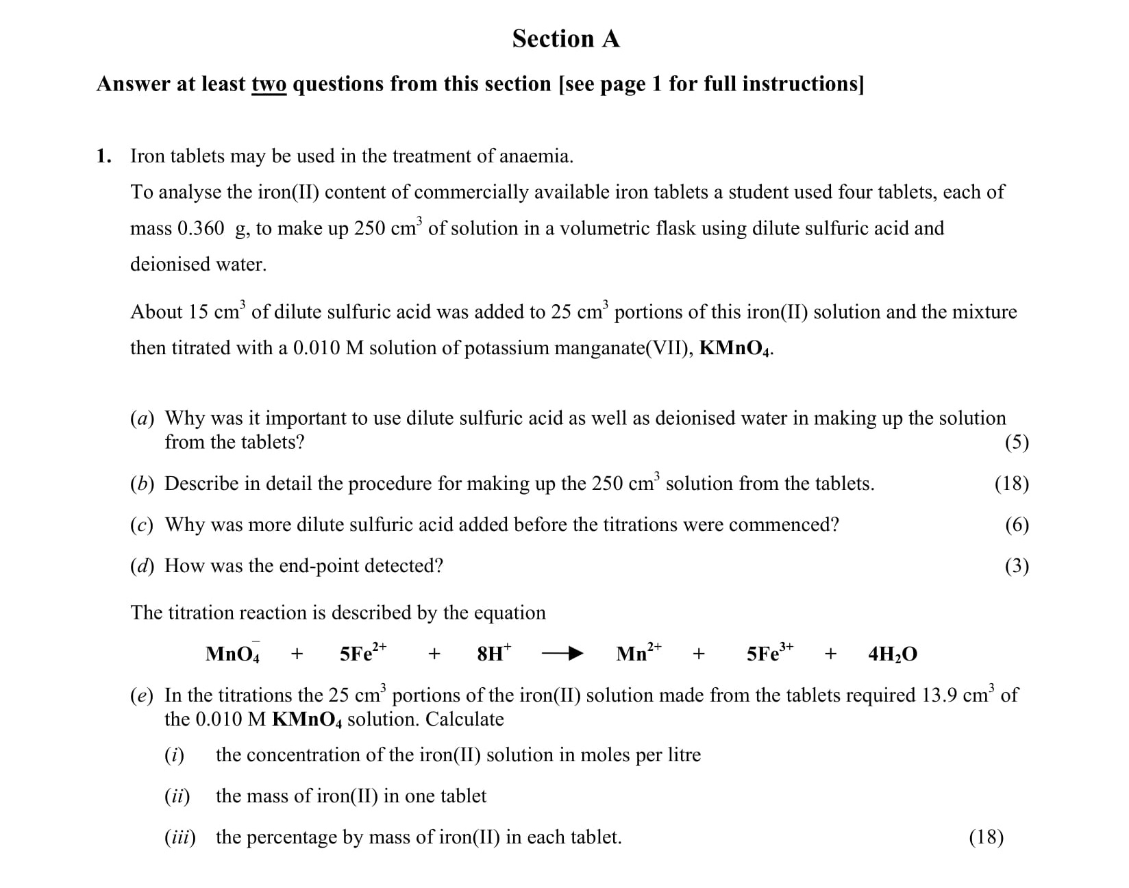 Iron-tablets-may-be-used-in-the-treatment-of-anemia-Leaving Cert Chemistry-Question 1-2003.png