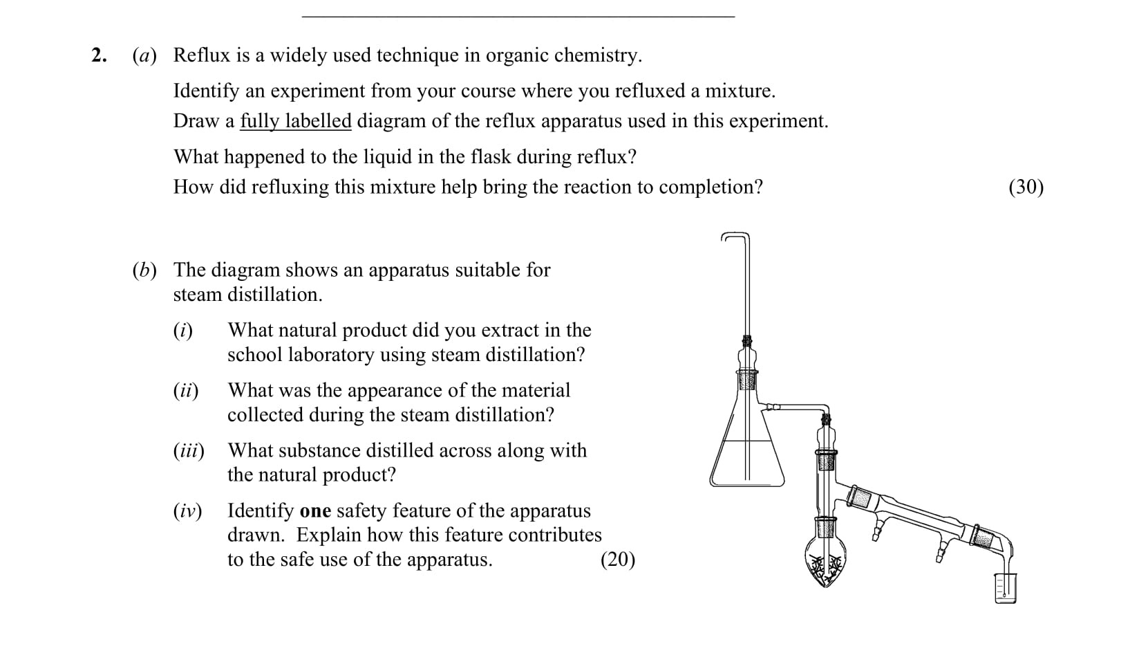 Reflux-is-a-widely-used-technique-in-organic-chemistry-Leaving Cert Chemistry-Question 2-2011.png