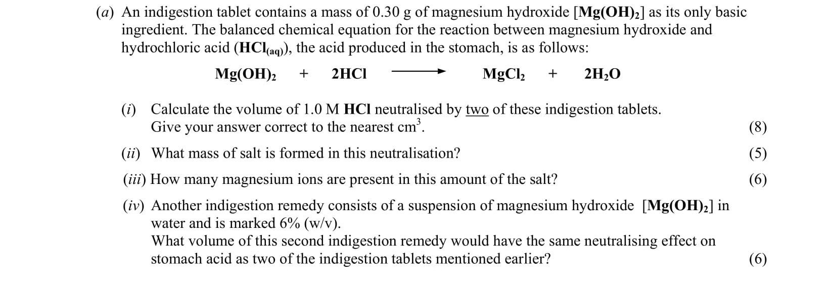 An-indigestion-tablet-contains-a-mass-of-0.30-g-of-magnesium-hydroxide-[Mg(OH)2]-as-its-only-basic-ingredient-Leaving Cert Chemistry-Question a-2005.png