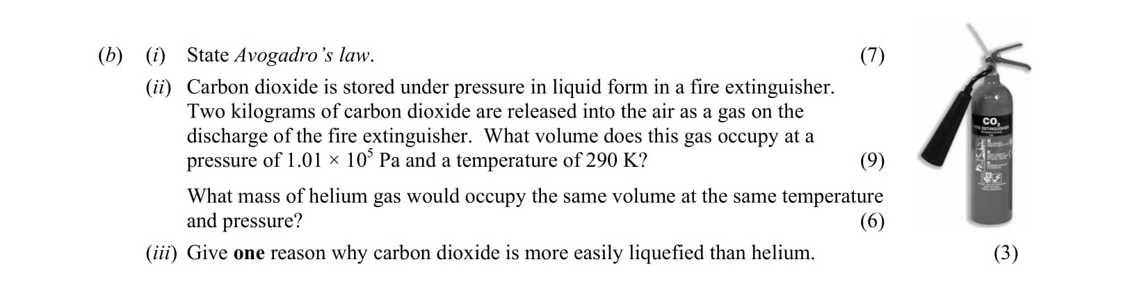 Carbon-dioxide-is-stored-under-pressure-in-liquid-form-in-a-fire-extinguisher-Leaving Cert Chemistry-Question b)(ii)-2007.png