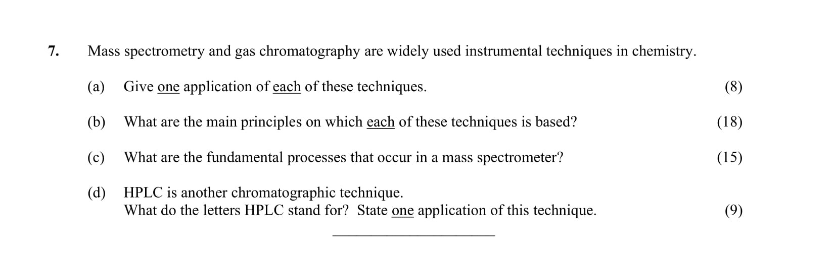 Mass-spectrometry-and-gas-chromatography-are-widely-used-instrumental-techniques-in-chemistry-Leaving Cert Chemistry-Question 7-2002.png