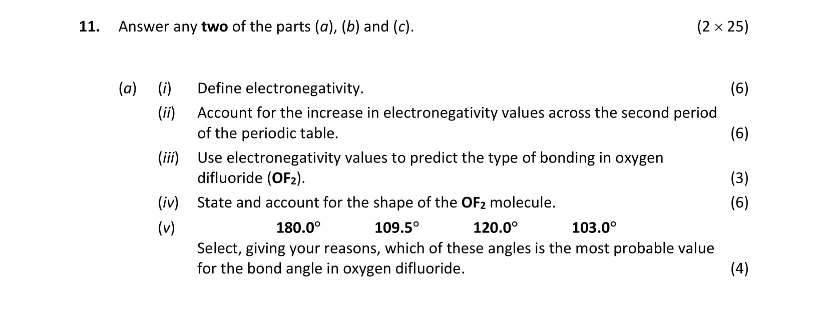 Define-electronegativity-Leaving Cert Chemistry-Question 11-2019.png