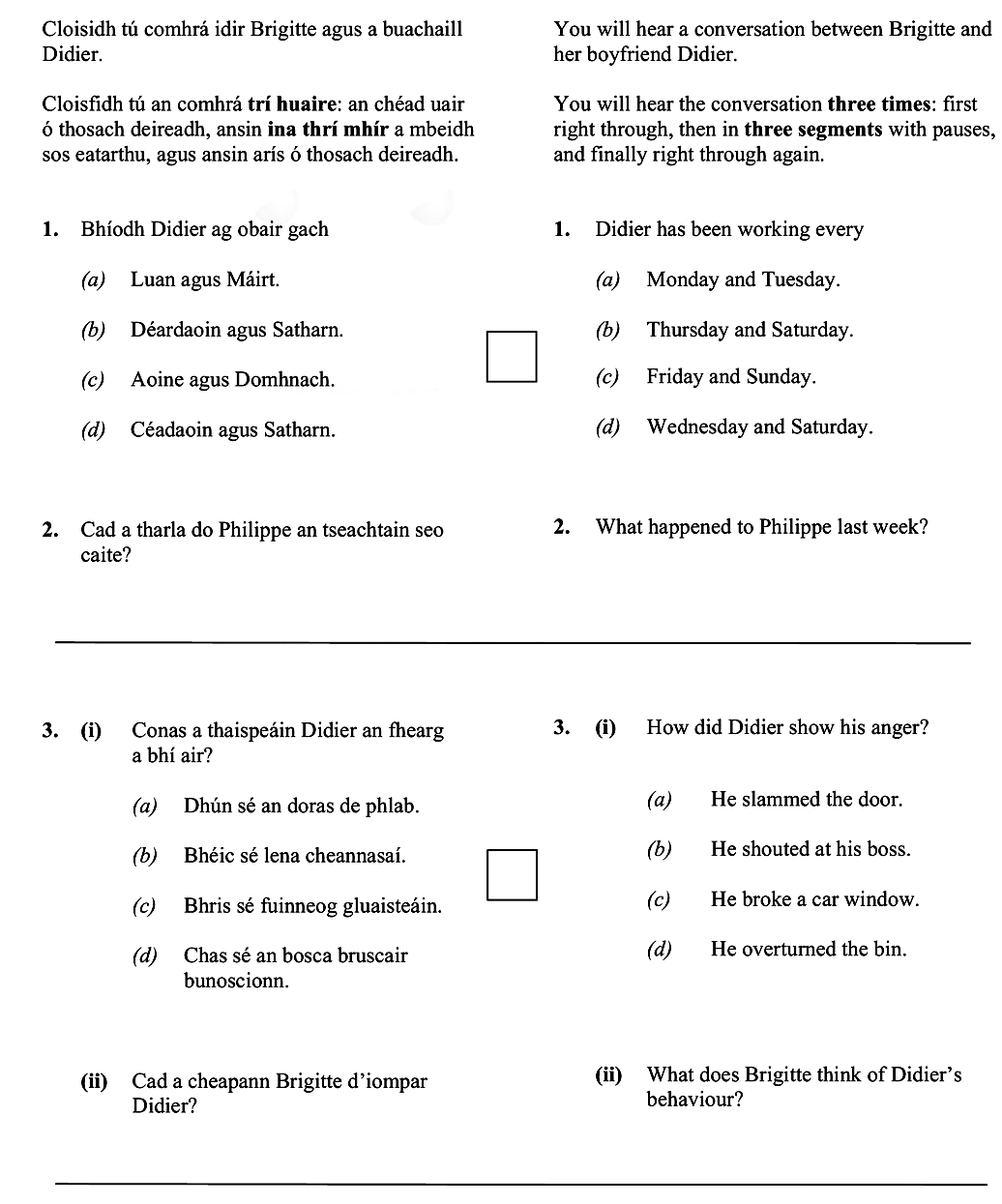 Cloisfidh-tú-comhrá-idir-Brigitte-agus-a-buachaill-Didier-Leaving Cert German-Question 3-2010.png