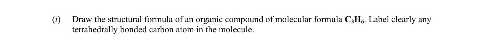 Draw-the-structural-formula-of-an-organic-compound-of-molecular-formula-C4H8-Leaving Cert Chemistry-Question 1(i)-2005.png