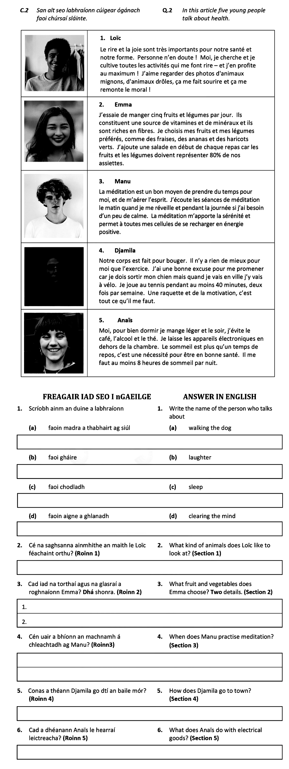 In-this-article-five-young-people-talk-about-health-Leaving Cert French-Question 2-2021.png