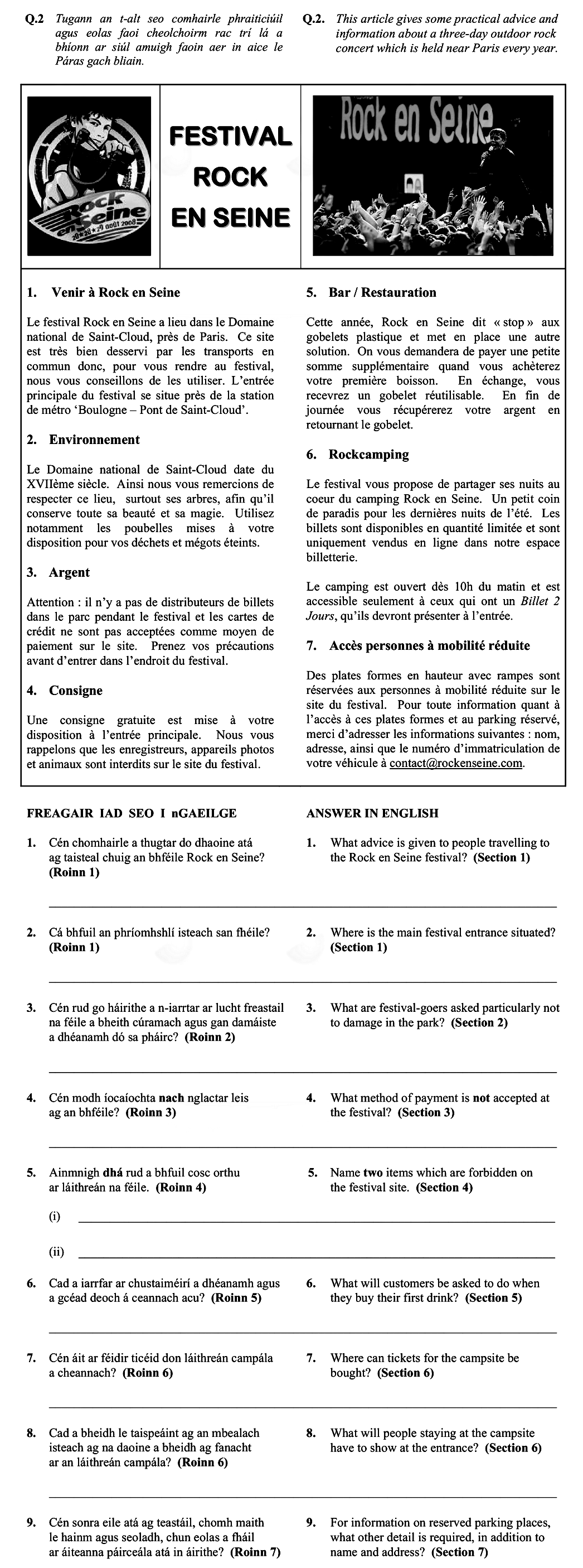 Tugann-an-t-alt-seo-comhairle-phraiticiúil-agus-eolas-faoi-choláistí-a-bhaineann-le-bheith-ar-siúl-amuigh-faoin-aer-i-bPáras-gach-bliain-Leaving Cert French-Question Q2-2009.png