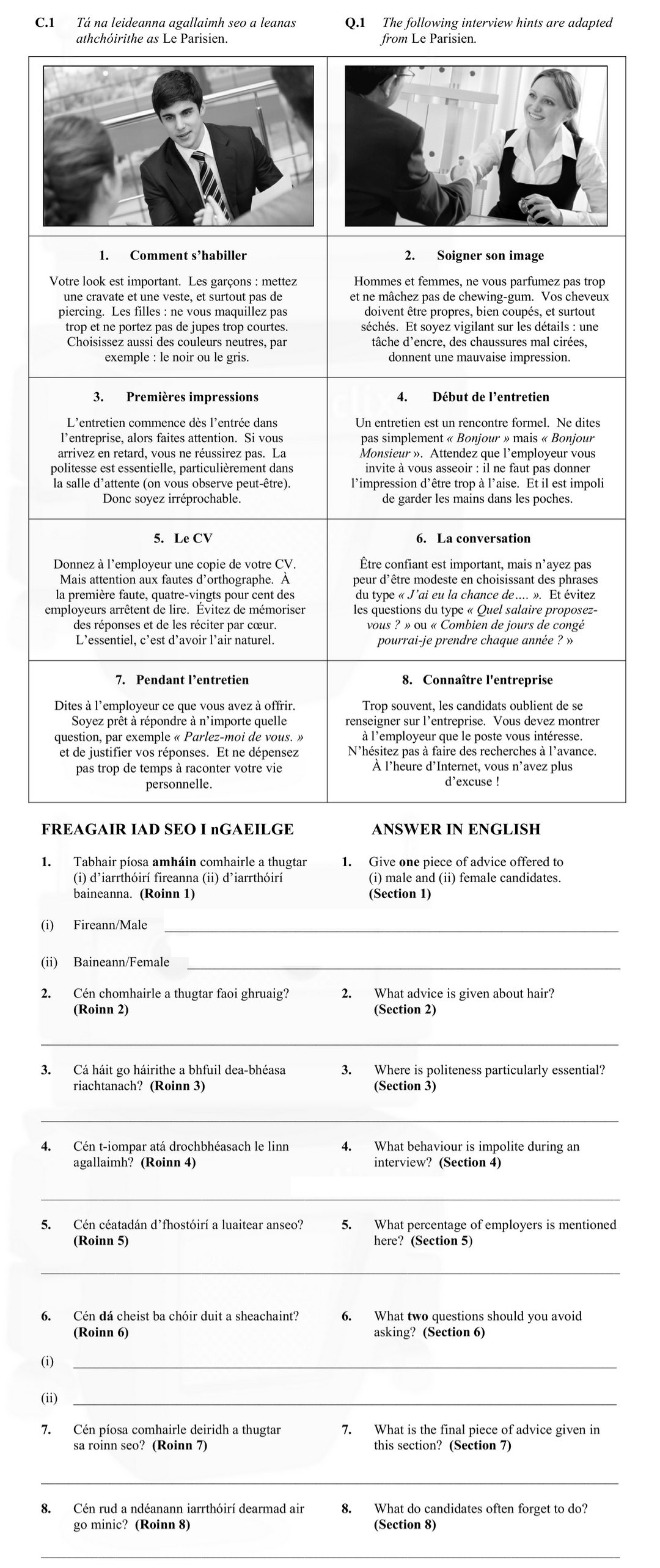 The-following-interview-hints-are-adapted-from-Le-Parisien-Leaving Cert French-Question Q.1-2012.png