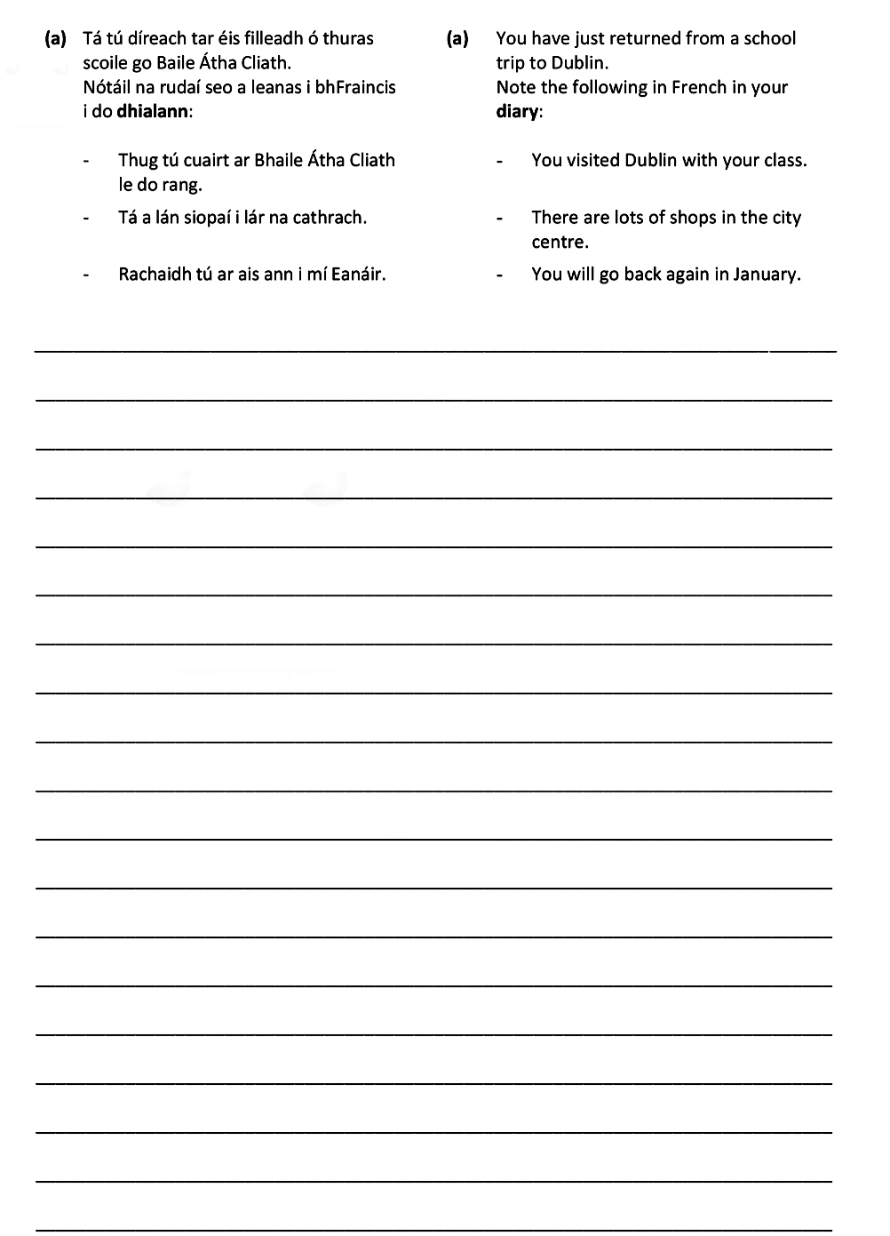 You-have-just-returned-from-a-school-trip-to-Dublin-Leaving Cert French-Question a-2018.png