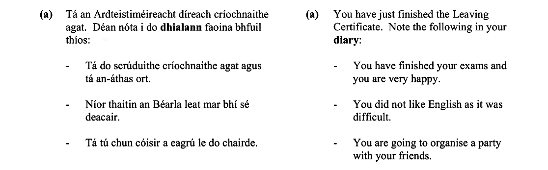 You-have-just-finished-the-Leaving-Certificate-Leaving Cert French-Question (a)-2009.png