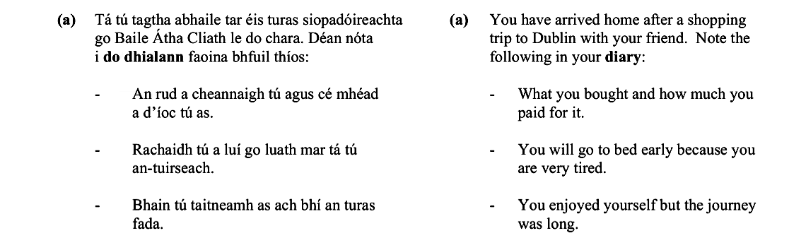 You-have-arrived-home-after-a-shopping-trip-to-Dublin-with-your-friend-Leaving Cert French-Question (a)-2008.png