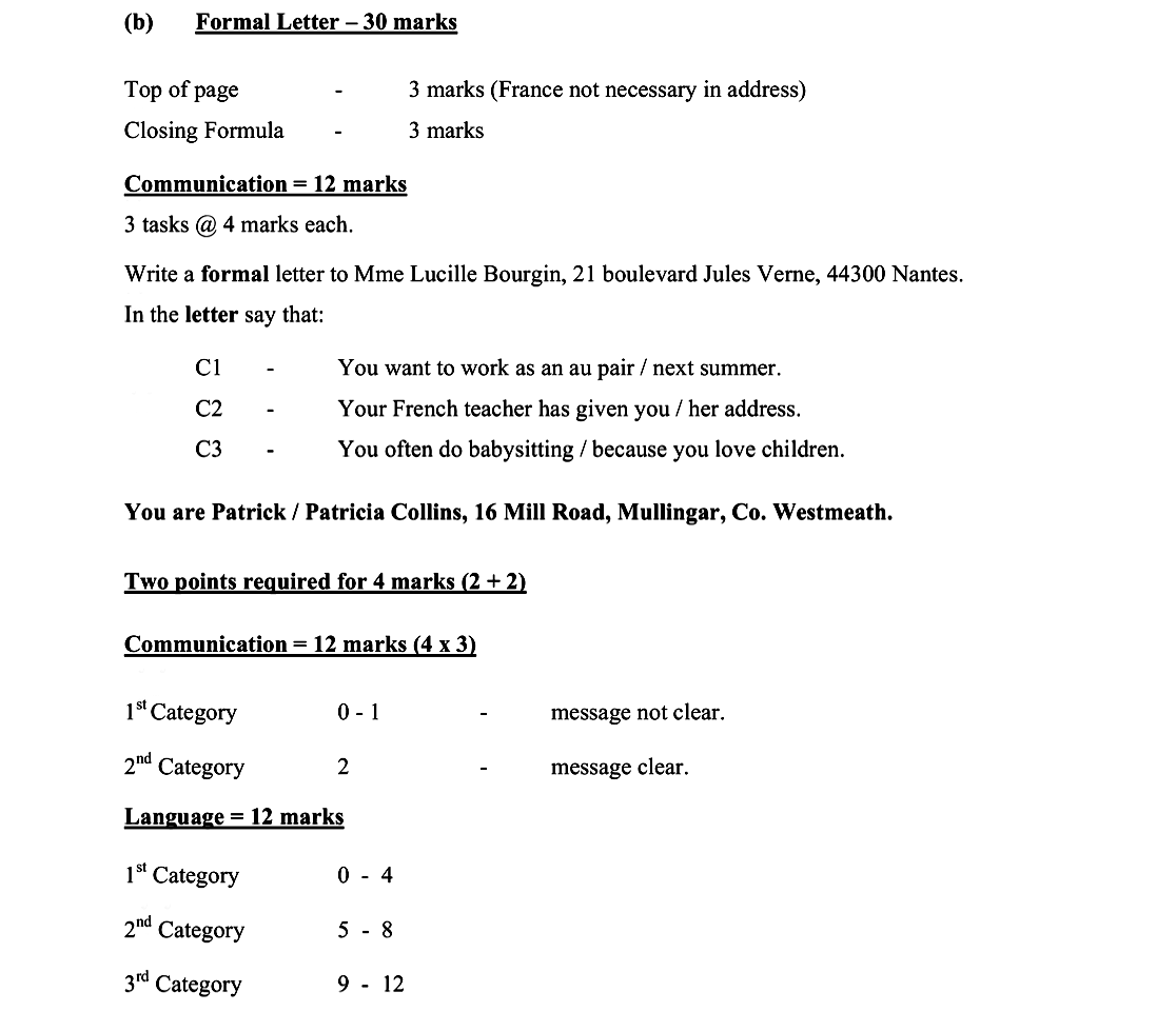 Write-a-formal-letter-to-Mme-Lucille-Bourgín,-21-boulevard-Jules-Verne,-44300-Nantes-Leaving Cert French-Question (b)-2015.png