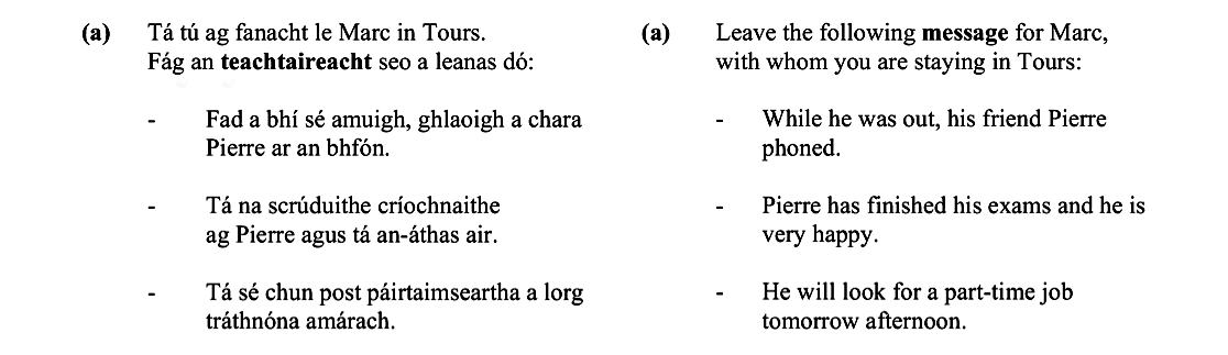 Leave-the-following-message-for-Marc,-with-whom-you-are-staying-in-Tours:----While-he-was-out,-his-friend-Pierre-phoned-Leaving Cert French-Question (a)-2008.png