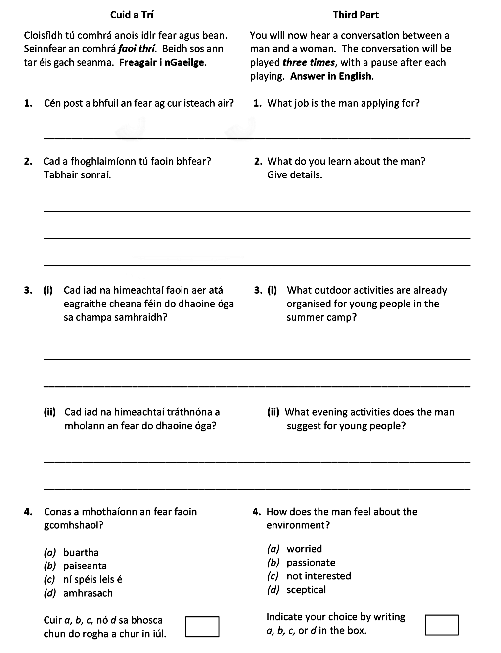 You-will-now-hear-a-conversation-between-a-man-and-a-woman-Leaving Cert German-Question 3-2021.png