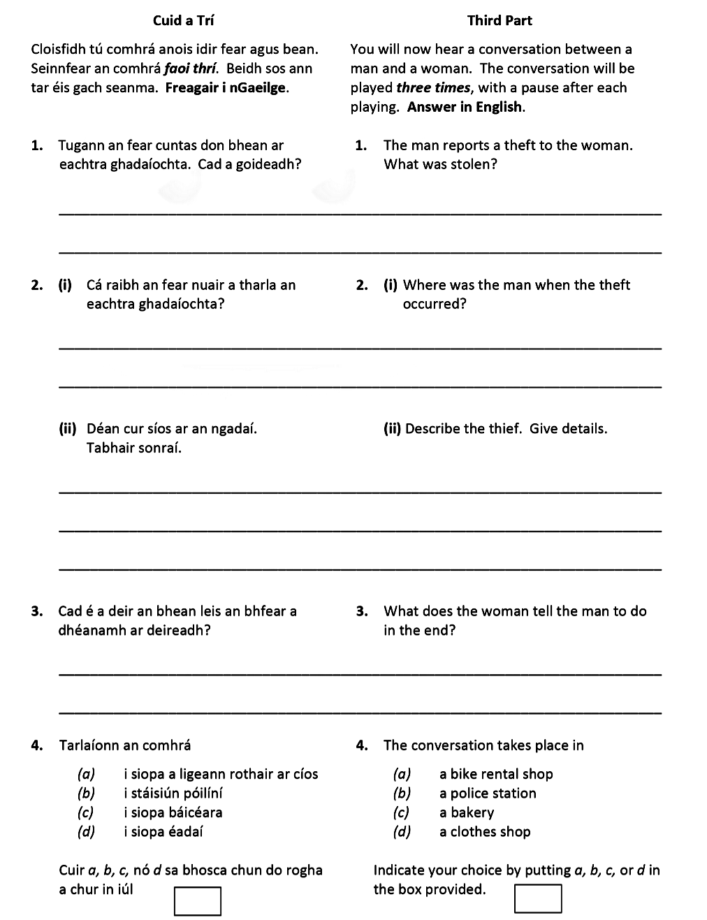 Cuid-a-Trí--You-will-now-hear-a-conversation-between-a-man-and-a-woman-Leaving Cert German-Question 3-2020.png