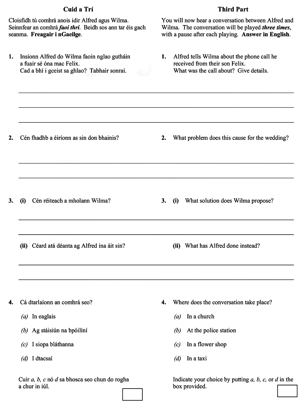 1.-Alfred-tells-Wilma-about-the-phone-call-he-received-from-their-son-Felix-Leaving Cert German-Question 3-2016.png