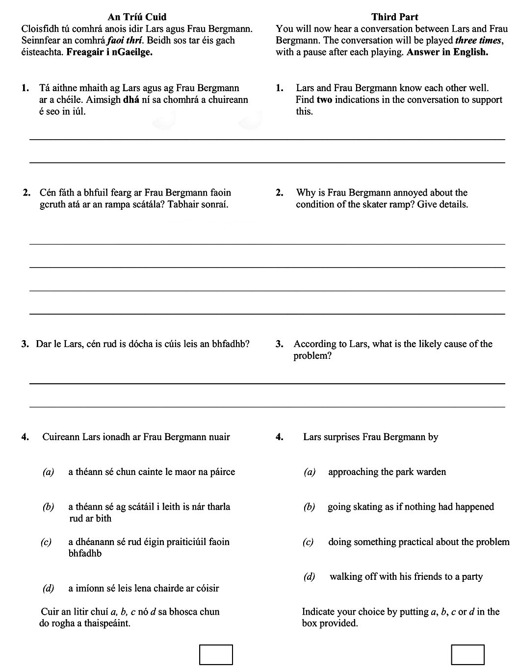 You-will-now-hear-a-conversation-between-Lars-and-Frau-Bergmann-Leaving Cert German-Question 3-2008.png