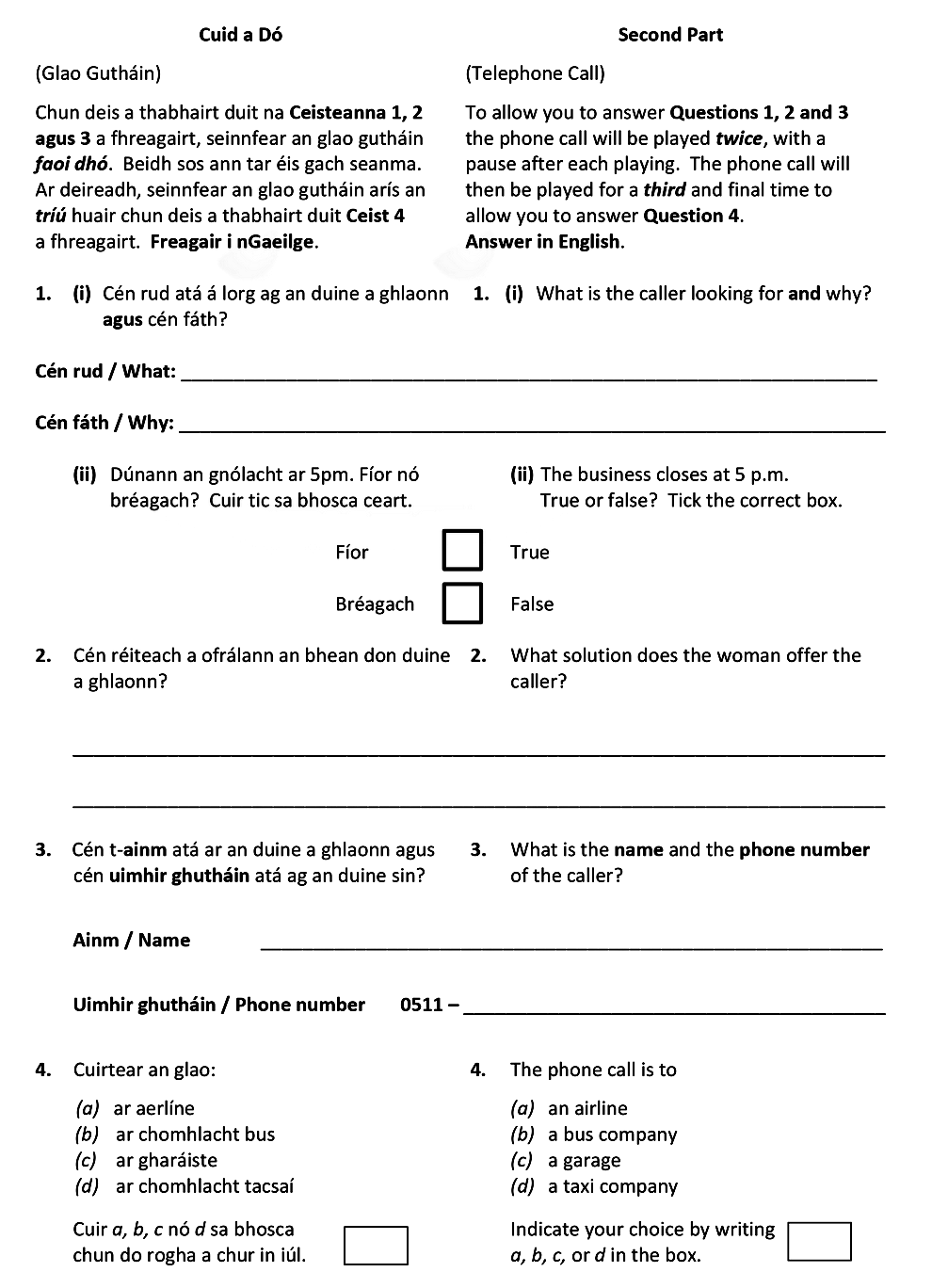Cén-rud-atá-á-lorg-ag-duine-a-ghlaon-agus-cén-fáth?---Dúnann-an-gnóclacht-ar-5pm-Leaving Cert German-Question 2-2021.png