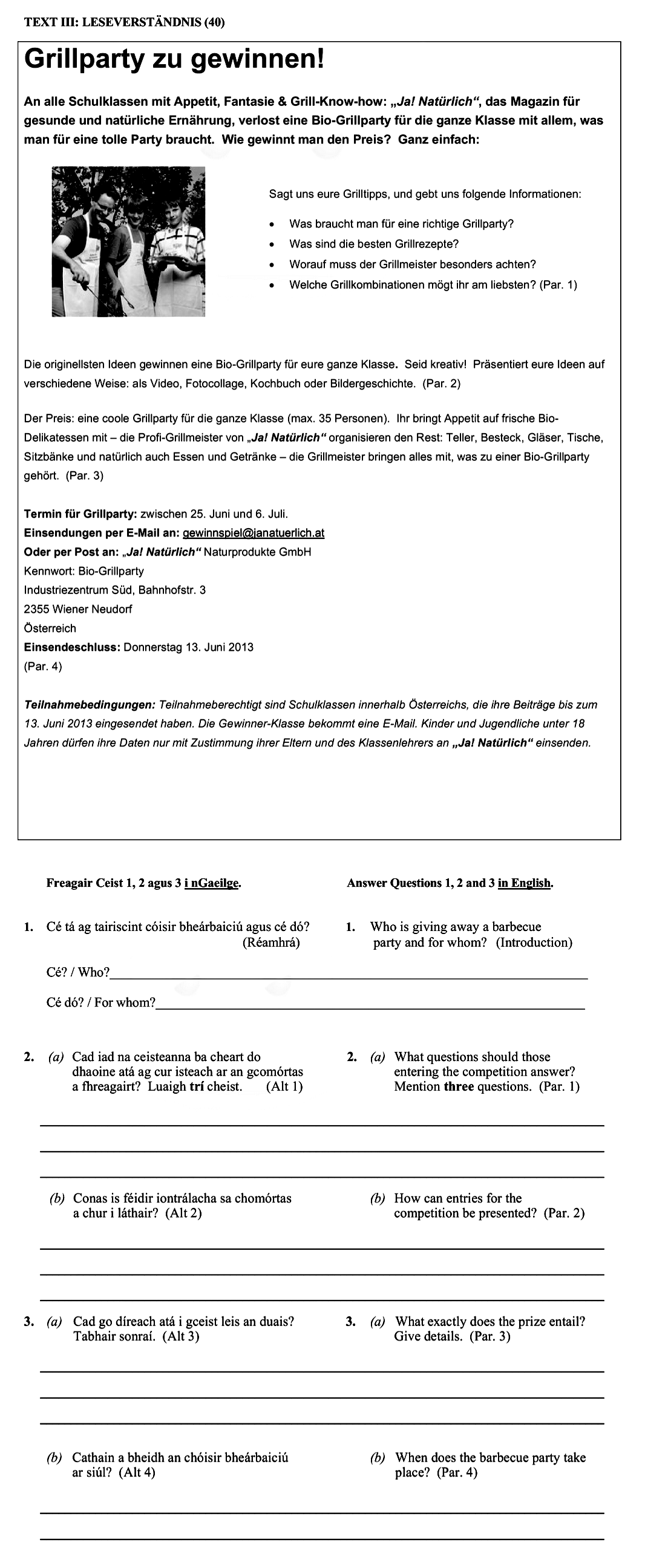 Who-is-giving-away-a-barbecue-party-and-for-whom?-(Introduction)-Ja!-Natürlich/Yes!-Naturally!/A-magazine---for-a-class/classes--What-questions-should-those-entering-the-competition-answer?-Mention-three-questions-Leaving Cert German-Question 1-2013.png